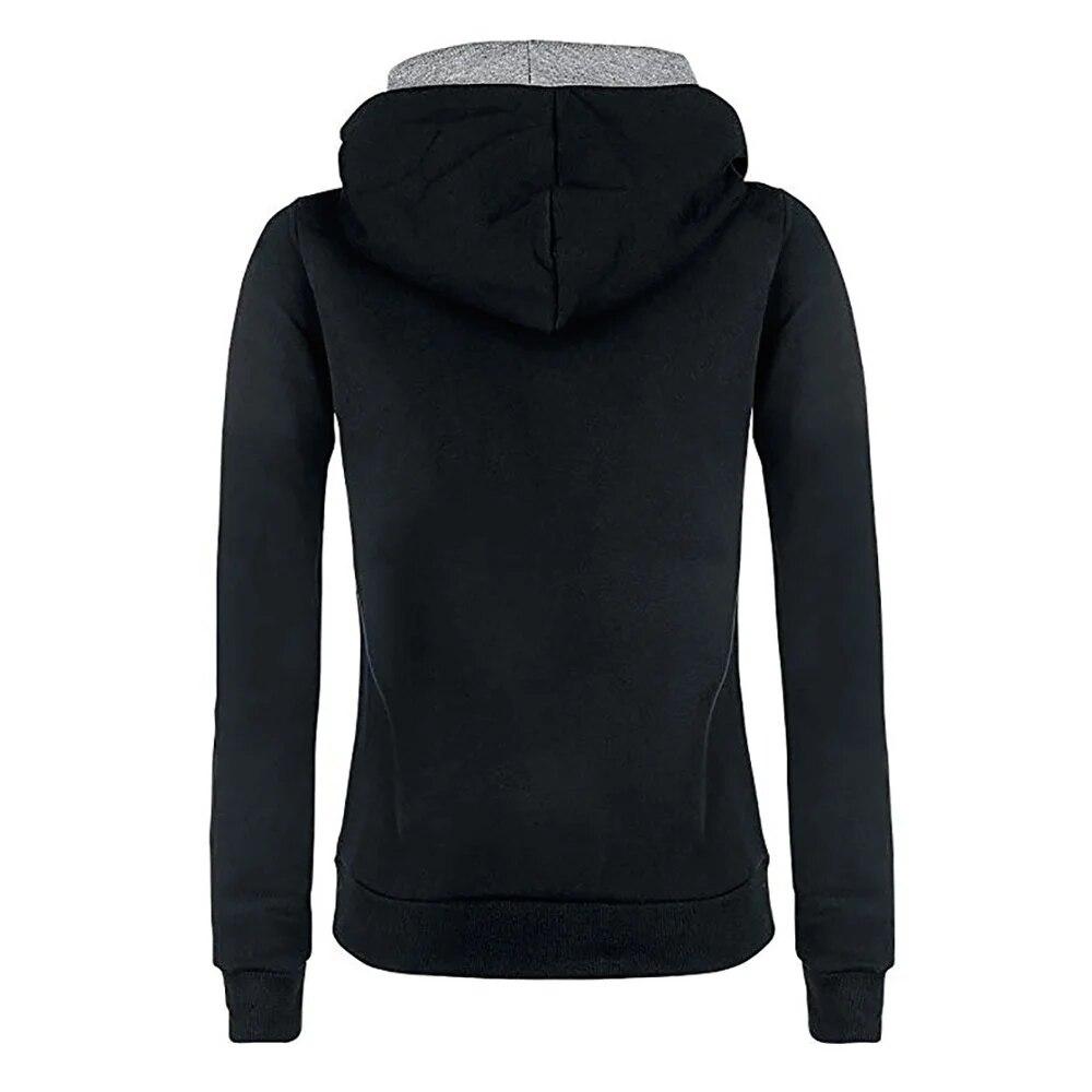 Women Hoodie Set Sportswear Suit Casual Jacket Sweatshirt + Pants 2 Pcs Set Splice Tracksuit Suit