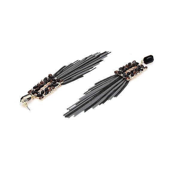 Jewellery Earings for Women Crystal Tassel Handmade Earrings for Girls and Women