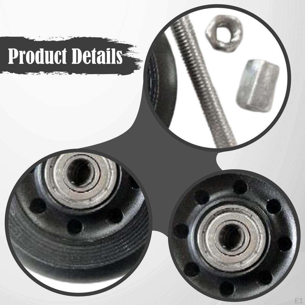 Pilates Reformer Rad Core Bett Teilaufsatz Leises Lager für Workout Frauen