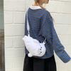 Soft Fluffy Cute Seal Shoulder Bag Cartoon Adjustable Straps Phone Bag Lightweight Fabric Crossbody Bag Women's Accessories