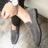 Fashion Men Leather Casual Shoes Spring Men Flats Loafers Slip On Male Oxfords Office Dress Shoes Moccasins Male Driving Shoe