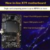 BTC Mining Motherboard BTC79X5 V1.0 LGA 2011 DDR3 Supports 32G 60mm Pitch Support RTX3060 Graphics Card for BTC Miner