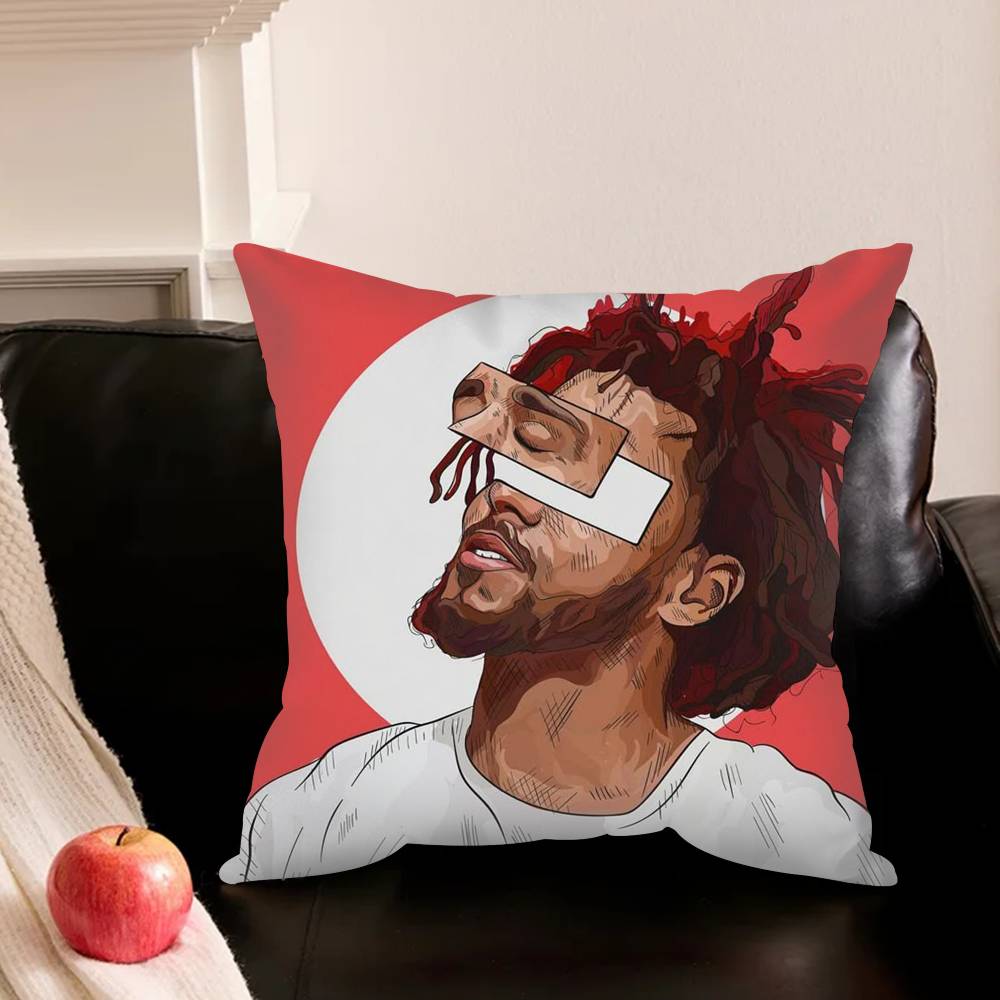Rapper Singer J C-Cole-S Various Sizes Square Pillowcase For Car Home Bedchamber Decor