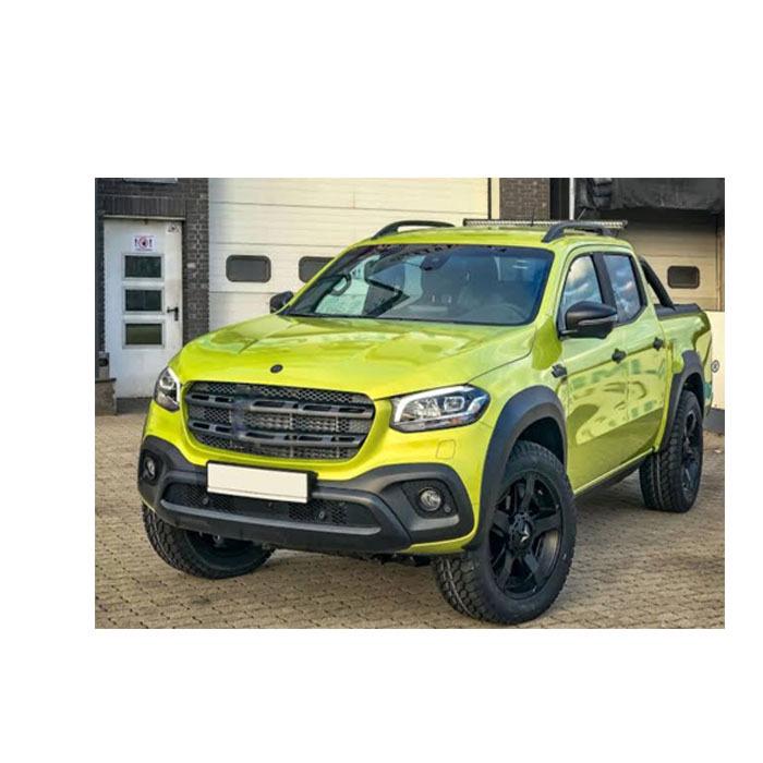Mercedes-Benz X-Class X250D Pickup with Studded Wheel Arches, GT Mudguards, and Wide Body Kit