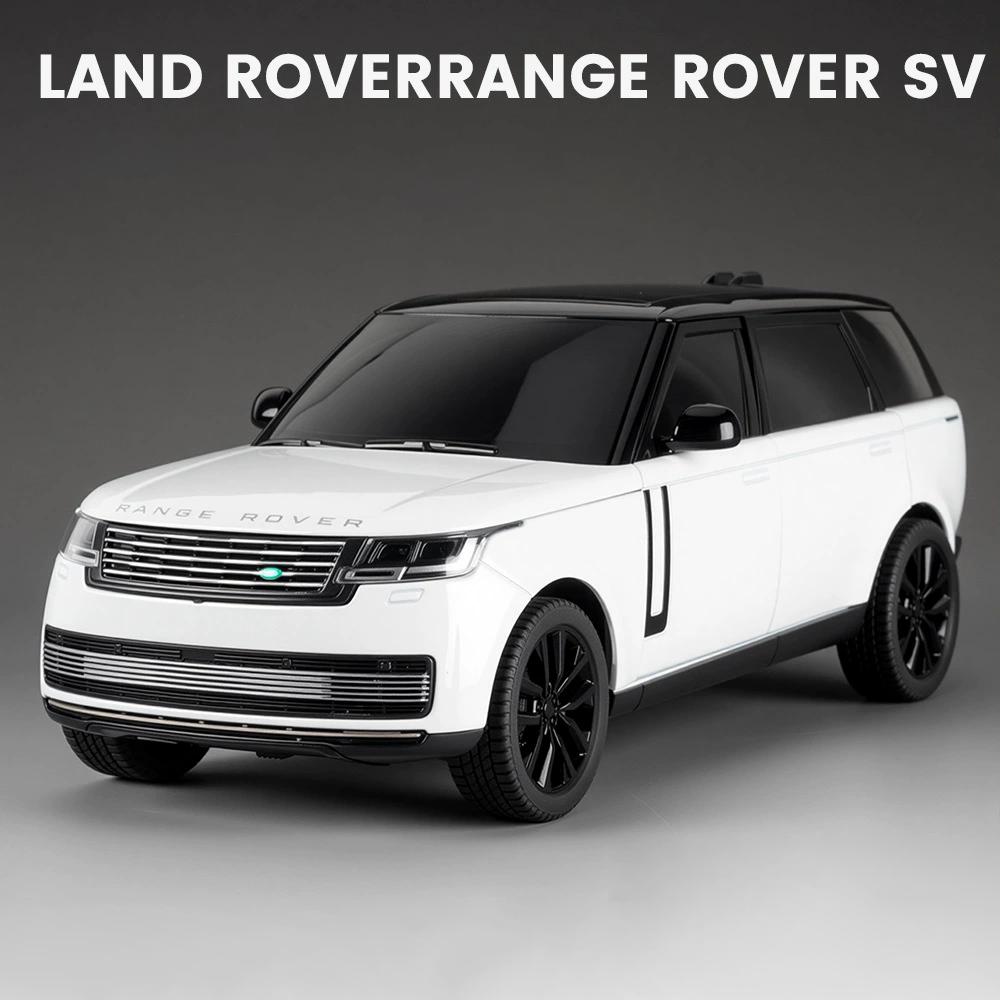 Scale 1:24 Land Rover Range Rover Car Model Toy Alloy Diecast Shock Absorption Sound Light Off-road Vehicles Models Boys Gifts