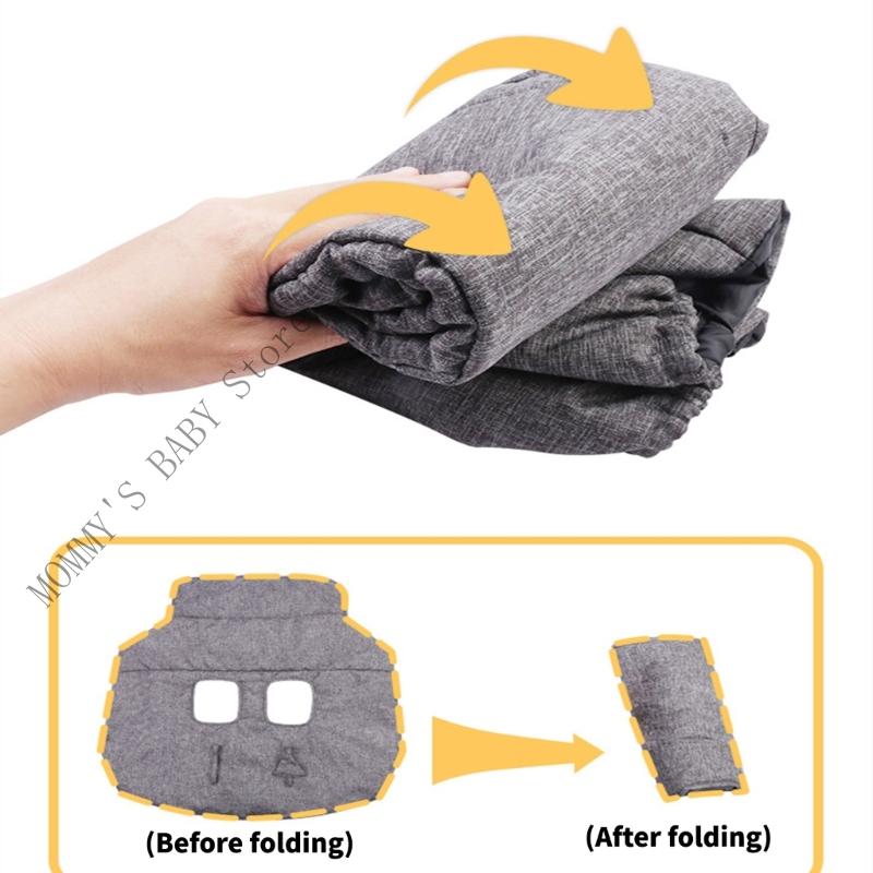 H3CD Portable Foldable Infant Cart Cover High Chair Protector for Easy Storage Travel CN