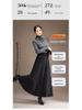 2025 Winter Women's High Waist Knit Pleated Wool Midi Skirt