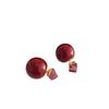 Block-shaped Crystal Bead Earrings for Both Day and Night, Versatile and Stylish, Perfect for A Business Outfit. Women's Ear Accessories.