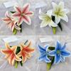 Elegant Lily Fake Flowers 3d Printed For Home Party And Event Decoration