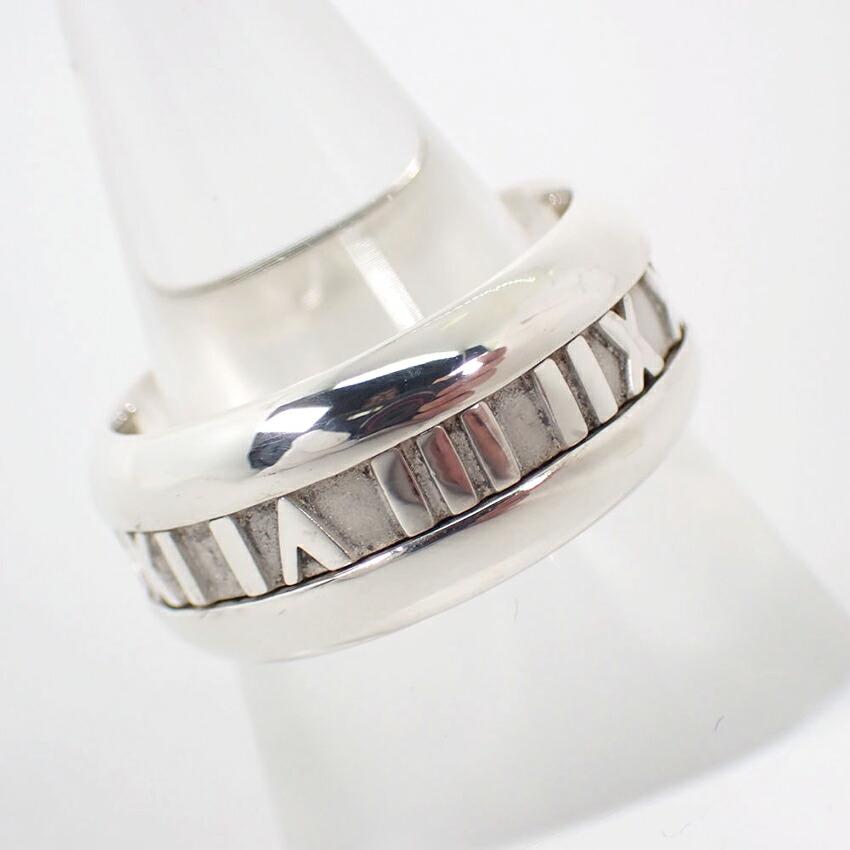 [Pre-owned] TIFFANY 925 Atlas Wide Ring / Size 16 / j51-7