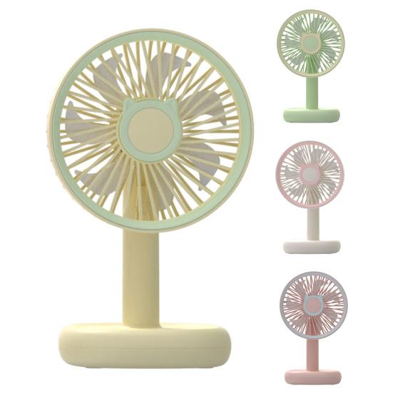 USB Desk Fan with Adjustable Head Portable Mini Table Fan for Student 3 Speeds Quiet 360 Degree Rotating Fan for Home Dorm Office