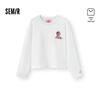 Semir Women's Oversize Embroidered Long Sleeve T-Shirt