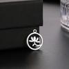 5pcs/lot Charms for Jewelry Making Stainless Steel Lotus Tulip Bicycle Elephant Pendant DIY Accessories for Bracelet Necklace
