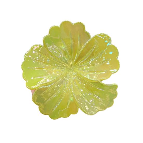 Women Hair Claw Flower Design Back Head Hair Clip Non-Slip Grip Bright Colors Shark Hair Claw Hair Accessory