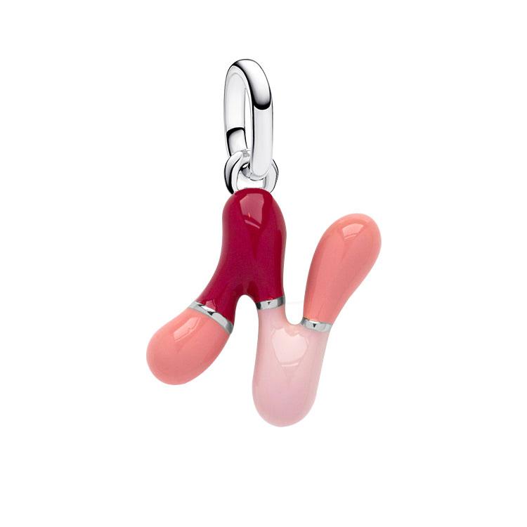 Authentic S925 Sterling Silver Charm Letter Pendant Fit  Bracelet Silver Dangle S925 Charm for Women Jewelry Loved Gift