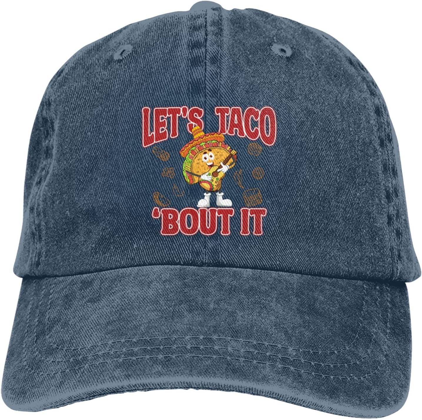 

Taco Skeleton Rib Cage Food Lover Baseball Cap Adjustable Cotton Casual Golf Hat Unisex One Size