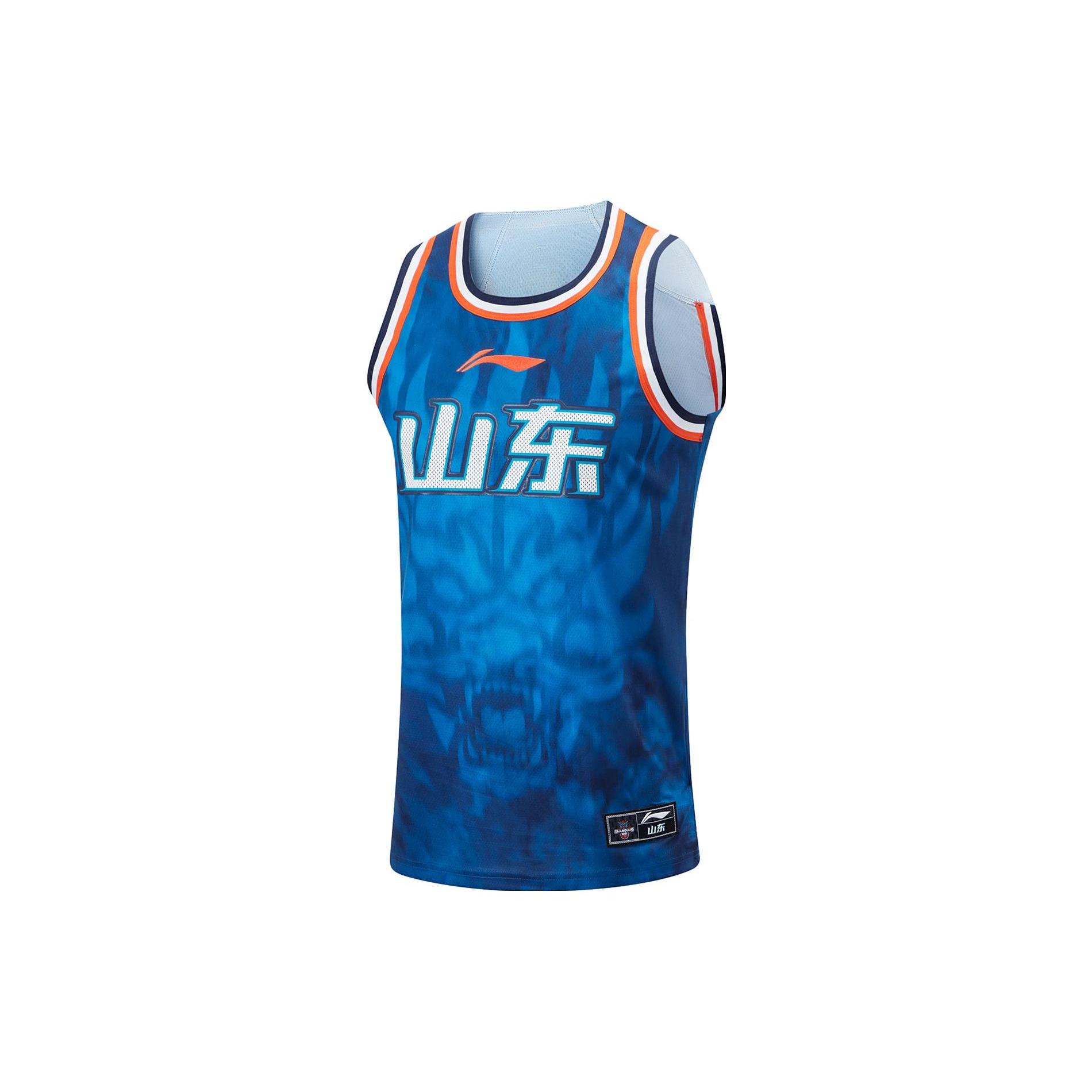 Li Ning Коллекция CBA Баскетбольная майка Фанатская версия Мужская Темно-синий цвет Корабль AAYT897-1 3XL