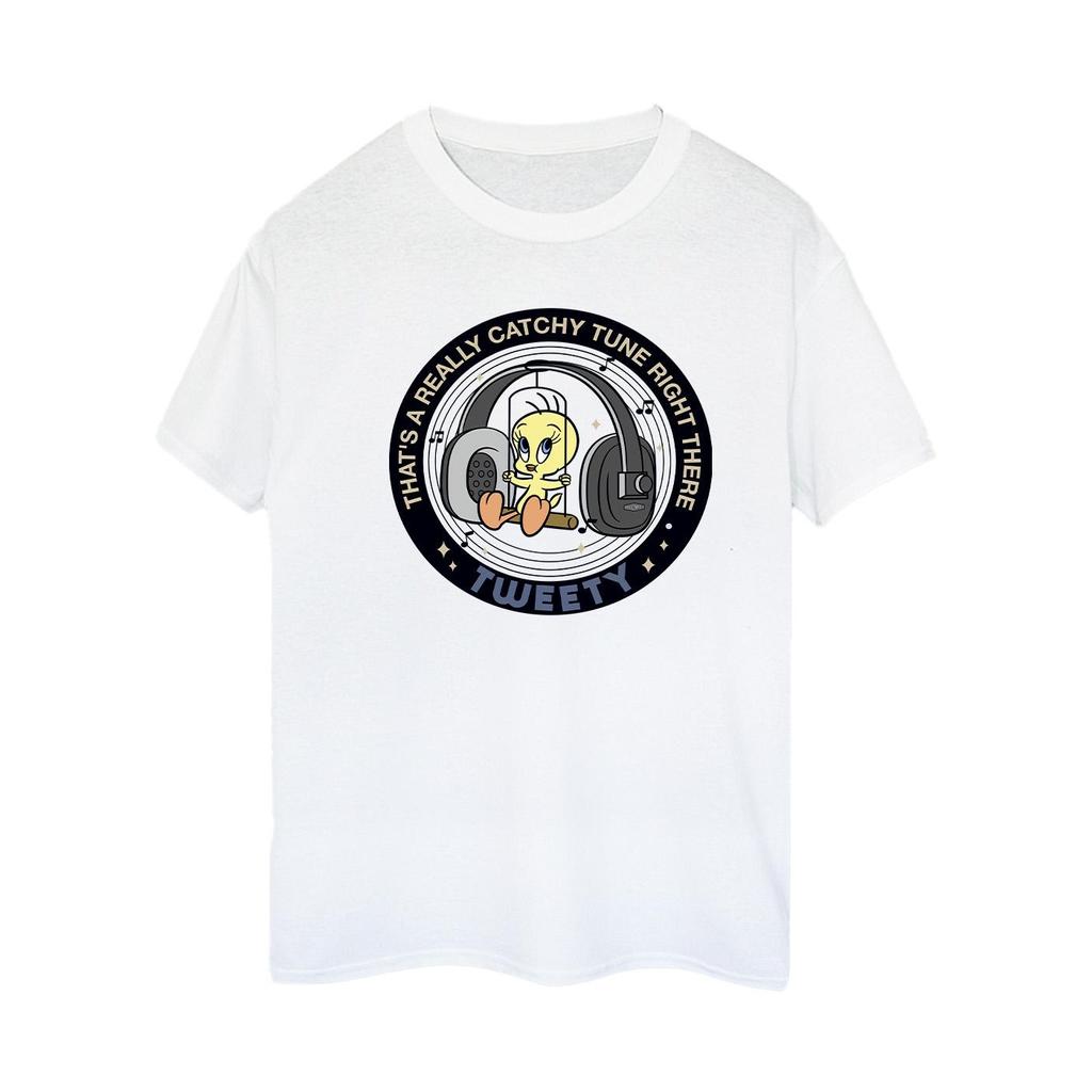 Looney Tunes Womens/Ladies Tweety Catchy Tune Cotton Boyfriend T-Shirt