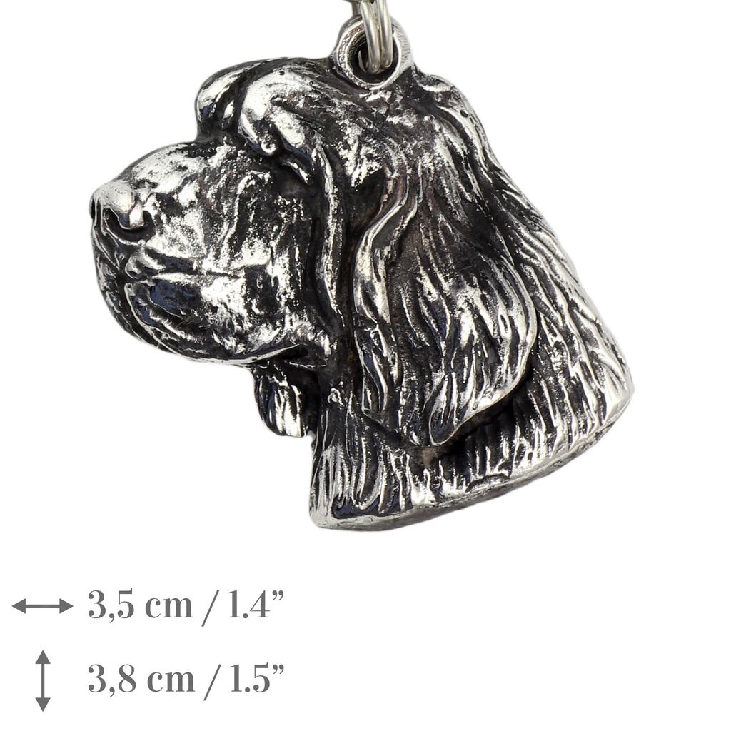 Clumber Spaniel I - Necklace with dog, silver-plated pendant for dog fan, unique jewelry by Art-Dog brand