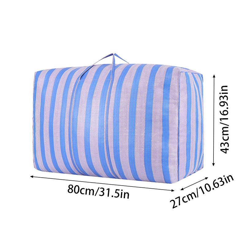 

Міцна плетена нейлонова сумка для переїзду, велика місткість, органайзер для зберігання, для подорожей та транспортування 80x43x27cm 100L