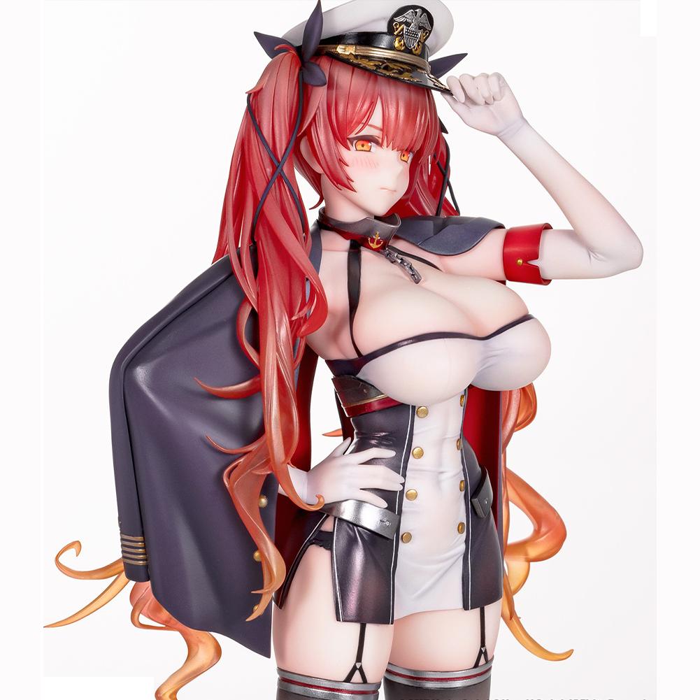 Anime Game Figure USS Honolulu Sailor Suit Cos Girls Action Figure Pvc Model USS Honolulu Figurine Desk Car Decorations Toy Gift