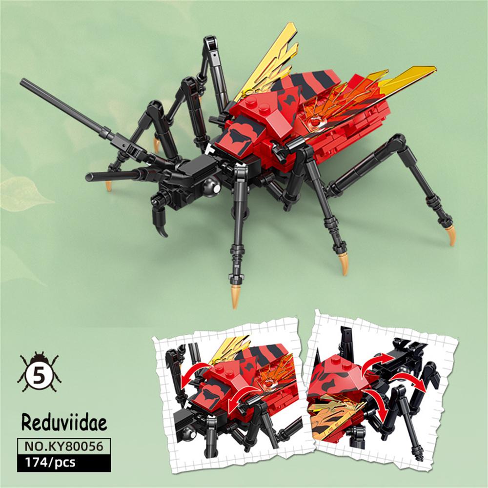 MOC Bionic Animal Figures Centipede Scorpion Spider Trilobites Building Blocks Model Set Educational Learning Toy for Kids