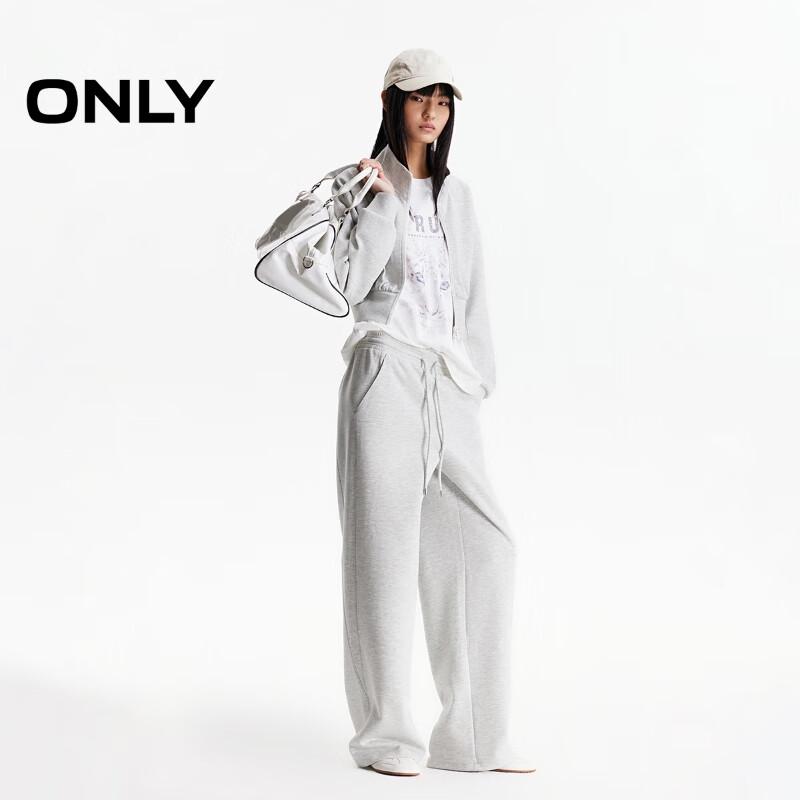 ONLY Women's Solid Straight-Leg Casual Trousers