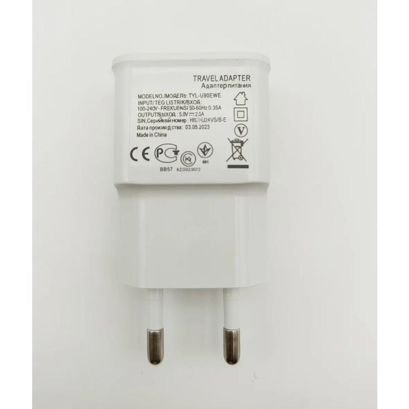 EU Plug 5V Dual USB Universal Mobile Phone Chargers Travel Power Charger Adapter Plug for For iPhone Samsung Xiaomi
