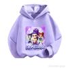 Kids' Retro Anime K-Pop Hoodie - Long Sleeve, Spring/Autumn Casual Wear for Boys & Girls