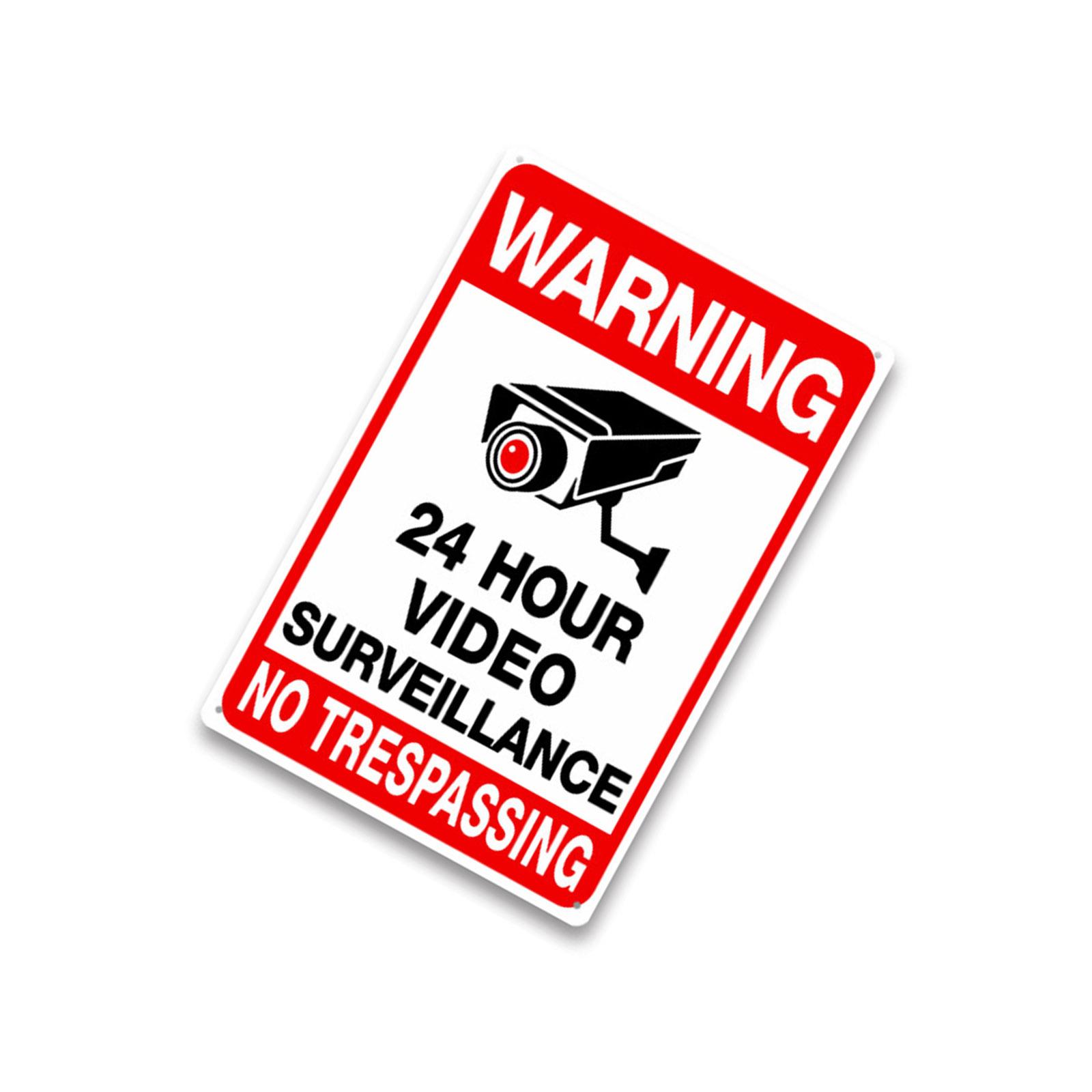 

Круглосуточное видеонаблюдение Знаки Светоотражающая жесть Предупреждающий знак безопасности CCTV для наружного или внутреннего использования A