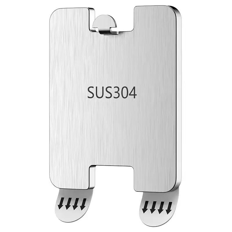 Seamless Stainless Steel Picture Hanging Hooks - No Punching Needed for Securely Mounting Photo Frames and Wedding Photos.