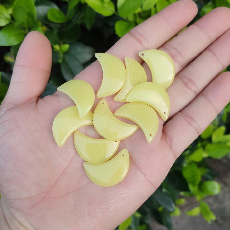 Işıltılı Aytaşı Kolye - Floresan Kristal Taş