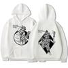 Punk Skeleton Graphic Hoodie Men Streetwear Casual Long Sleeve Pullover Hooded Sweatshirt