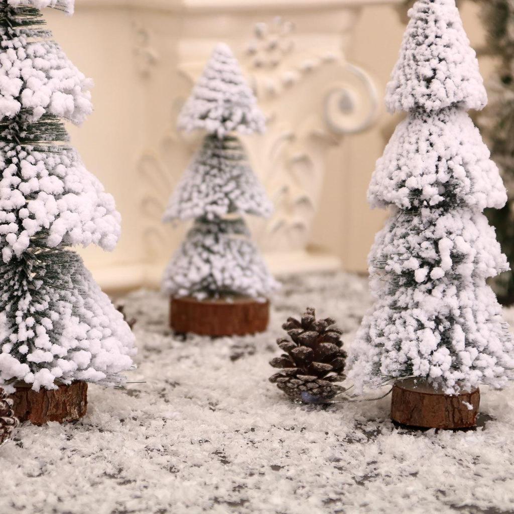 Acrylic Snowflakes Christmas Decor - Artificial Snow Powder for Holiday Scenes