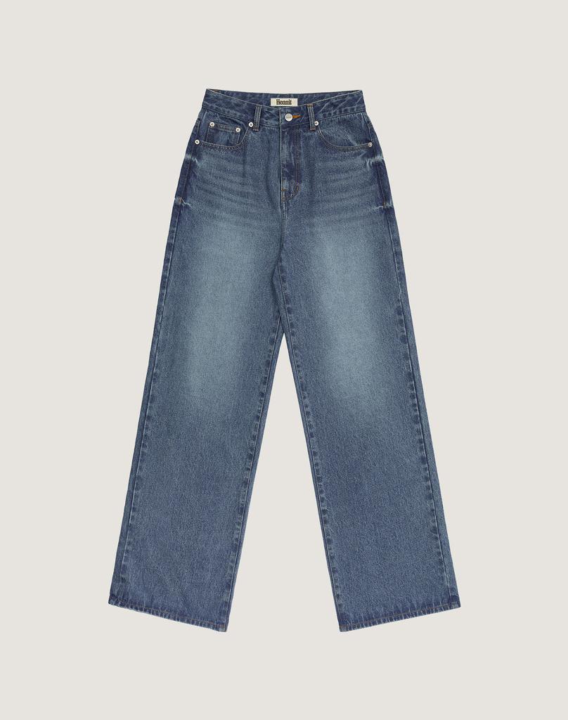 HENNIT Wide Denim Pants (Blue)