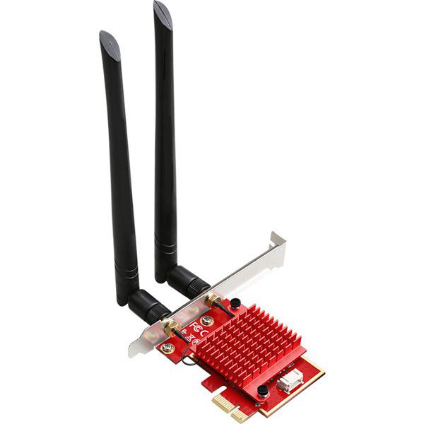 WiFi 6 Intel AX210 Wireless Network Card, 1 Set, Color: As Shown, Material: PCB & Metal