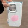 Star Powder Apple Is Suitable for iPhone17Promax Mobile Phone Case 16 Liquid Glutinous Rice 14 Matte 15 Large Holes Women's Models