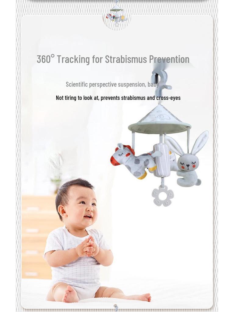 Aipinqi Nordic Style Baby Animal Stroller Hanging Plush Toy Pendant