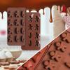 Decorating Cookie Shaping Xmas Chocolate Mold Baking Trays Gingerbread Man Christmas Candy Mould
