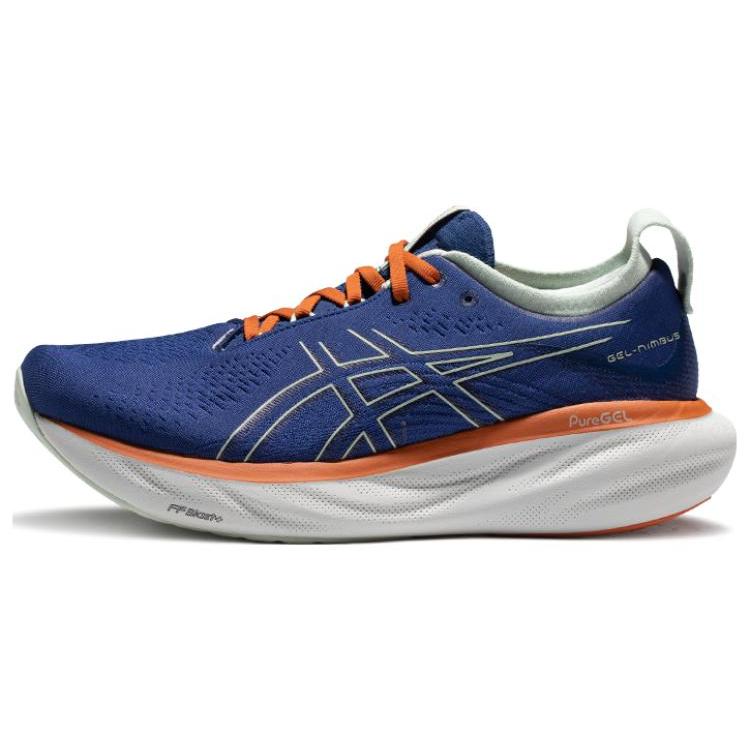 

New Asics Gel Nimbus 25 Running Shoes Navy 1011B739-400 42
