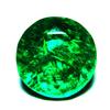 7.2 Ct Natural Emerald Untreated Green Colombian Round Cut CERTIFIED Gemstone