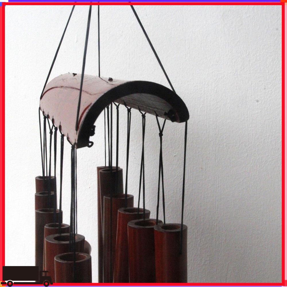 Premium Wooden Wind Bells Creative Living Room Large Bamboo Wind Chimes Ornaments Girls Bedroom Pendant Craft Gift Home Decor