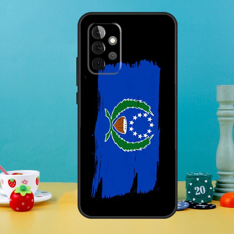 Pohnpei Ponape Flag Case For Samsung Galaxy A25 A54 A34 A14 A52 A32 A12 A13 A33 A53 A15 A16 A36 A56 A26 A05 A35 A55