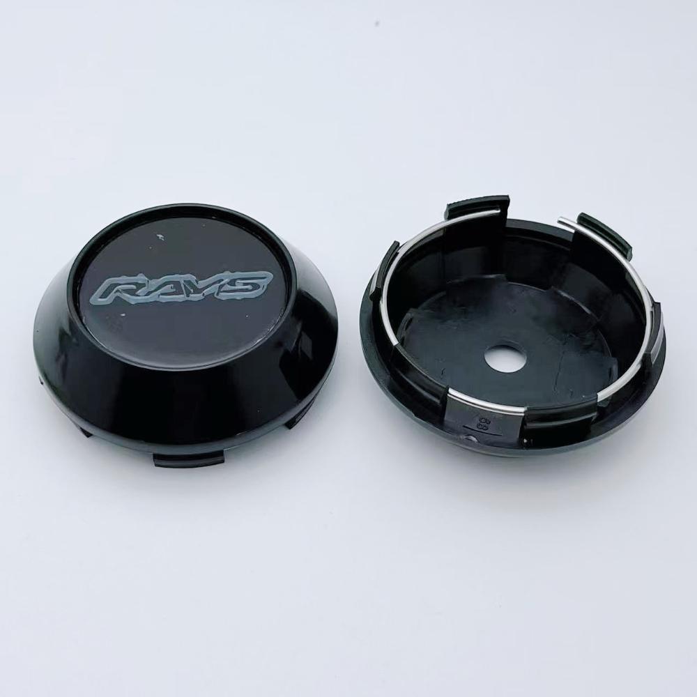 4pcs 60mm 64mm 65mm 68mm 69mm Rays Logo Emblem Car Wheel Center Caps Accessories for RAYS Wheels Hub Rim Hubcaps Cover Replace