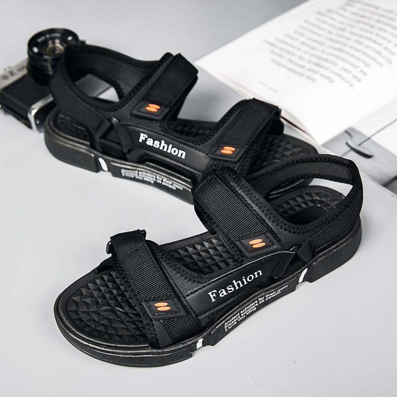 Super nákladově efektivní pánské módní pantofle Silné dno Vodotěsné Protiskluzové sandály Žabky Unisex plážová obuv