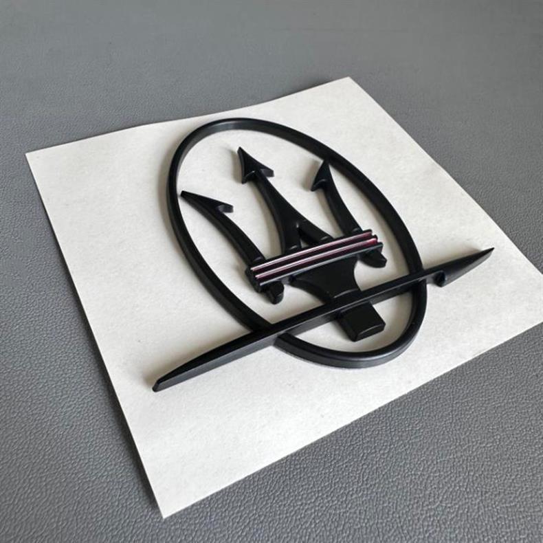 Maserati Levante Ghibli C-Pillar & Fender Emblem Modification Logo