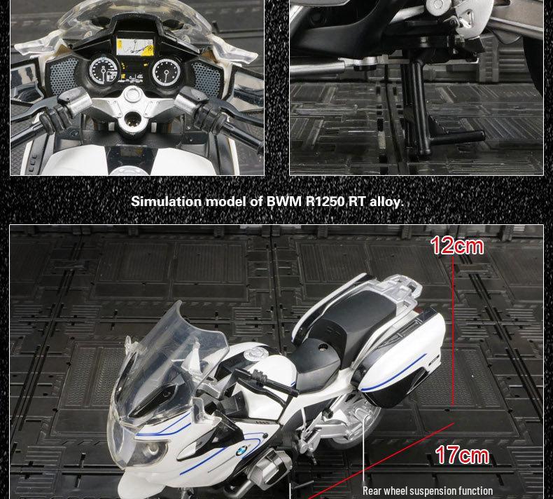 Caipo 31494 R1250RT Motorcycle Model Ornament Toy for Boys