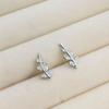 2024 Trendy High-End Leaf Stud Earrings for Women - Elegant Light Luxury Design