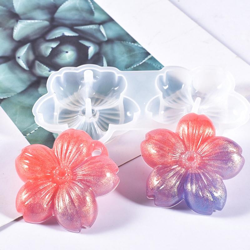 Various Flowers Shape Patch Ornaments Silicone Mold Epoxy Resin Casting Jewelry Tool Making Diy Craft Home Decorations