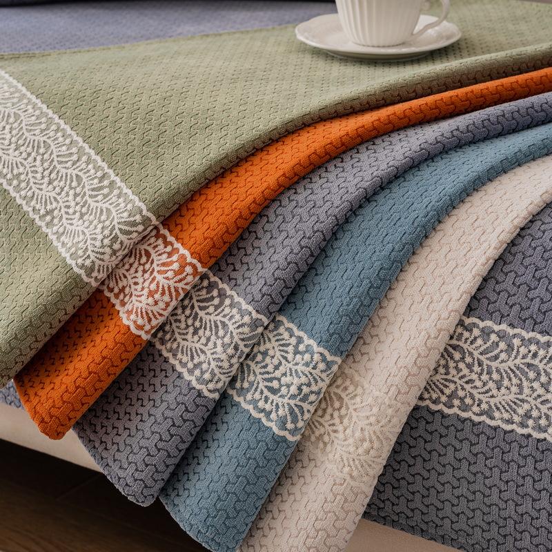 Chenille Sofa Cushion, Universal Anti-slip Cushion for All Seasons, New Cream Style Seat Cushion, Full Cover Cloth Sofa Cover